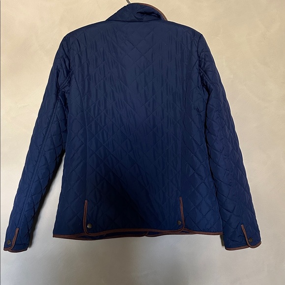 Ralph Lauren Quilted Barn Navy Blue  Woman's Jacket size M - Picture 3 of 6